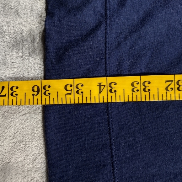 Lilly Pulitzer women navy Blue Sophie boat neck dress gold buttons Stretch L - Picture 7 of 7